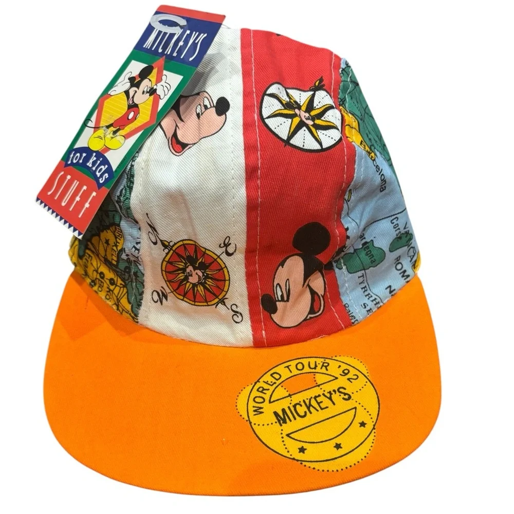 Vintage 90’s Mickey World Tour Cap kids